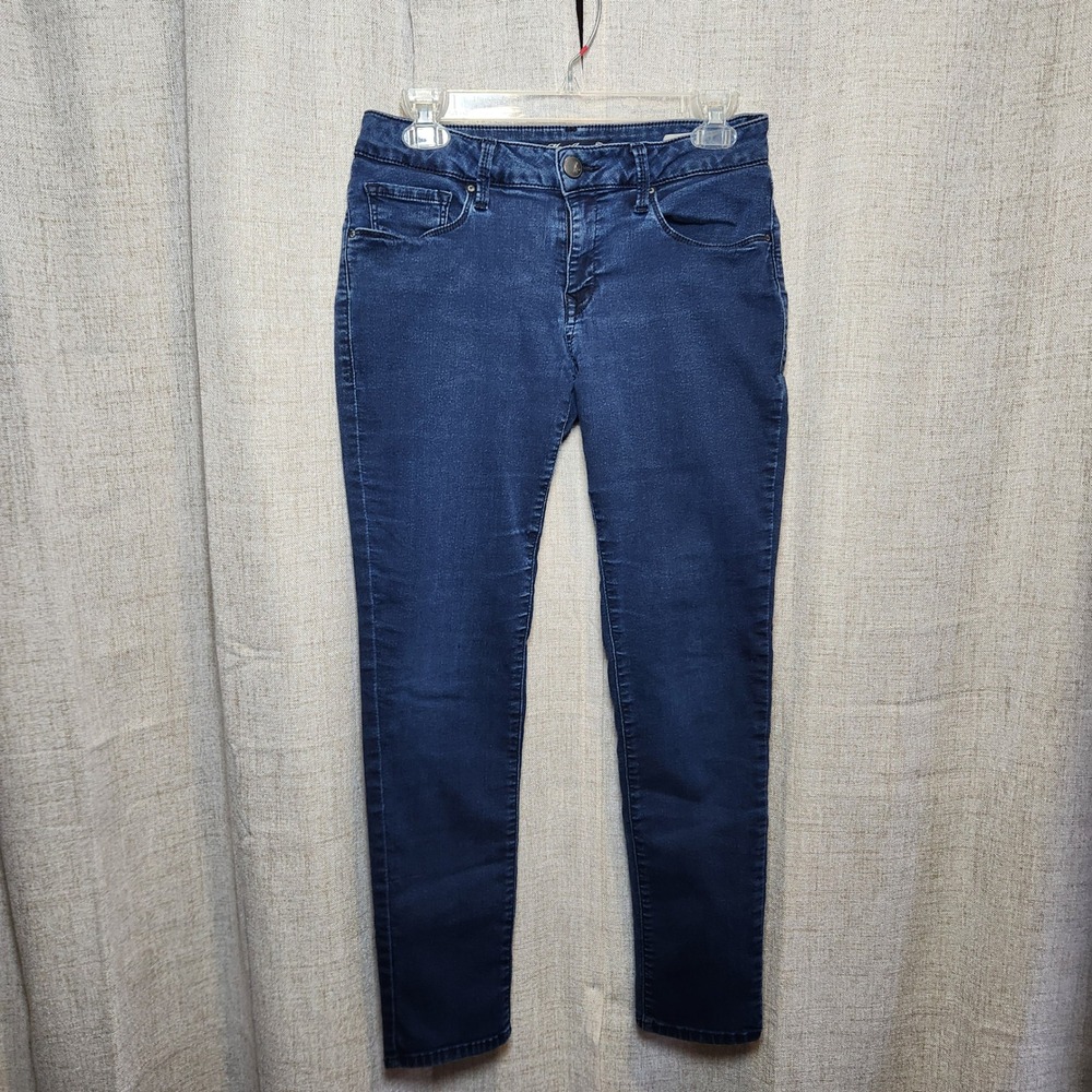 Mavi Alexa Mid-Rise Denim Jeans Women's 29/28 Blue Dark Wash Skinny Stretche